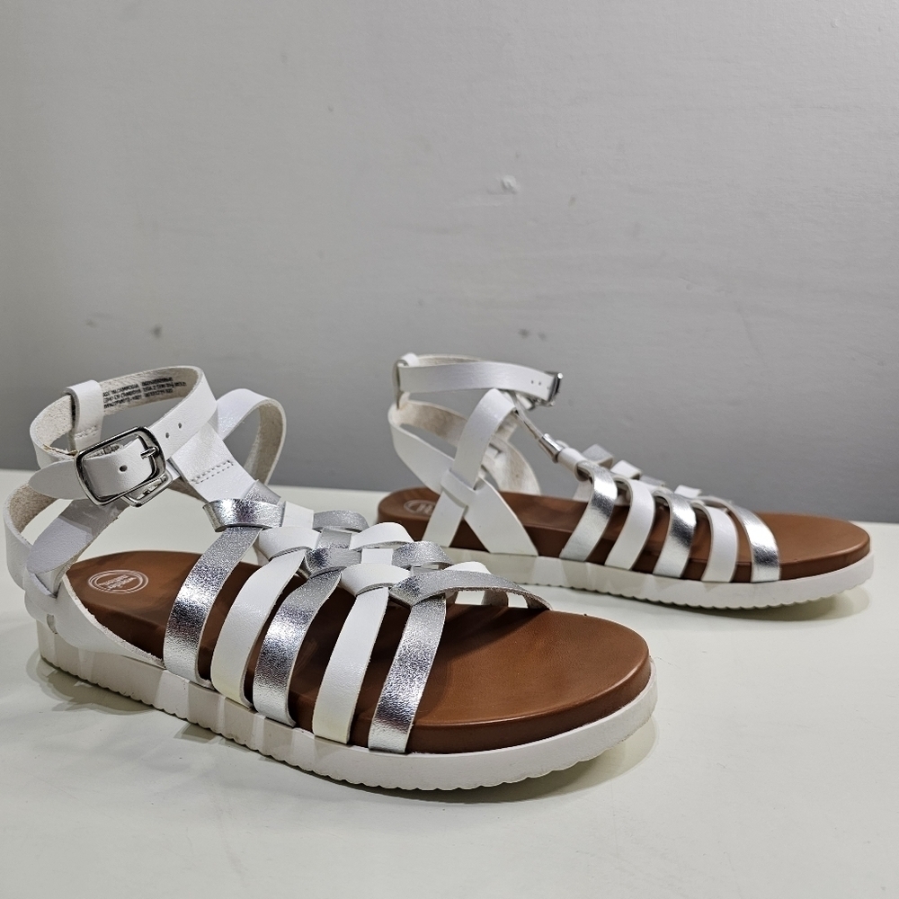 Wonder Nation Strappy Gladiator Sandals Size Girl's 2 - Picture 3 of 12